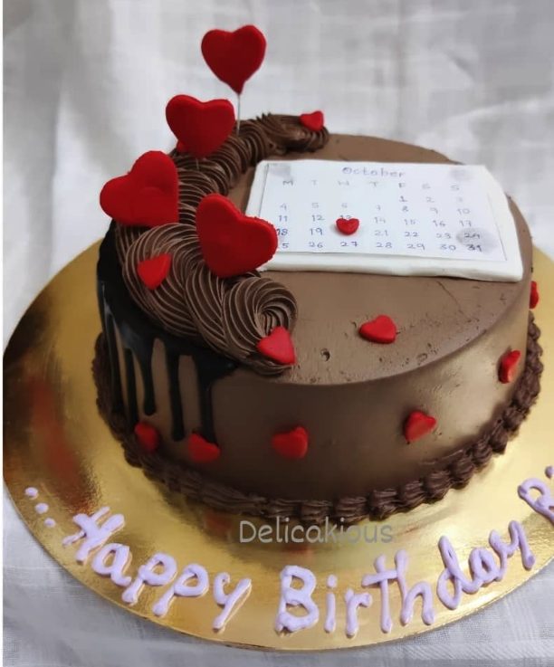 Chocolate calendar cake