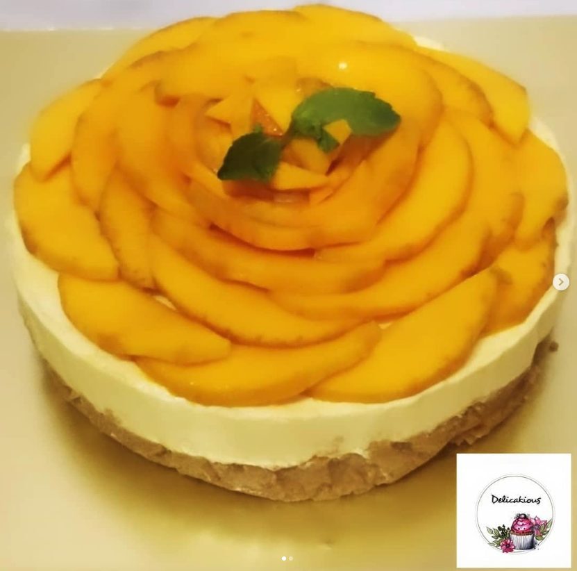 Mango cheesecake