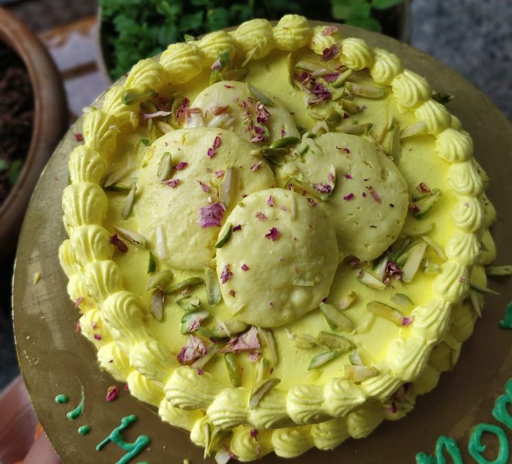 Rasmalai cake variant